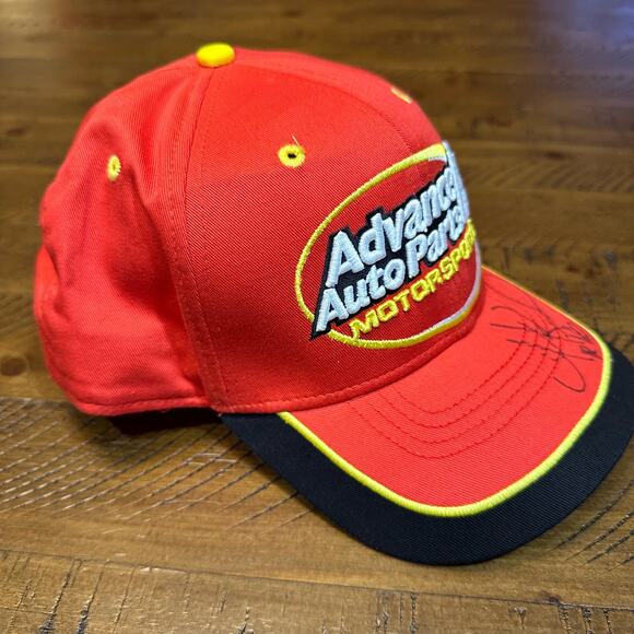 Vintage Autographed Advance Auto Parts #46 Frank Kimmel Hat - Big Stitched Logo - Picture 8 of 8